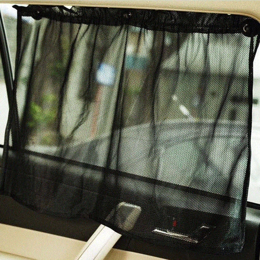 収納着脱簡単 吸盤で装着 快適カーライフ 車用 日よけ 遮光 UVカット 通気 専用サンシェード | iCarCompanion