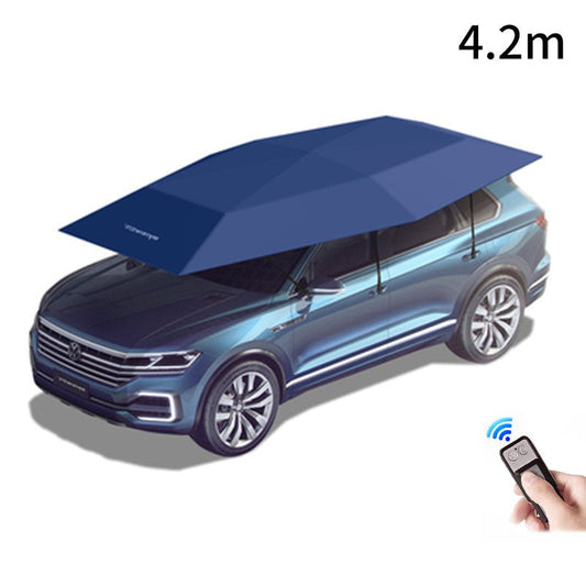 自動収納 サンシェード 傘式 折り畳 リモコン 電動 取付簡単 汎用 防風 専用サンシェード | iCarCompanion