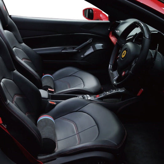 低反発 ランバーサポート ヘッドレストクッション ネックパッド 首 車 アルカンターラ 専用シートクッション | iCarCompanion