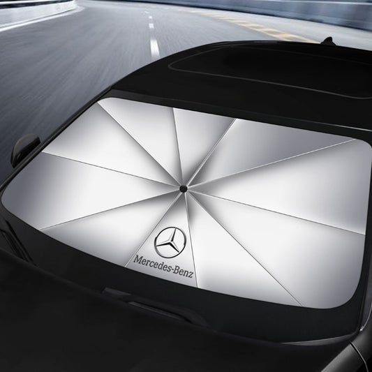 ベンツ 専用 車用サンシェード 傘式 GLC/GLA/GLB/A200L 車用 遮光 高密度生地 日焼け対策 UVカット UPF50+ 専用サンシェード | iCarCompanion