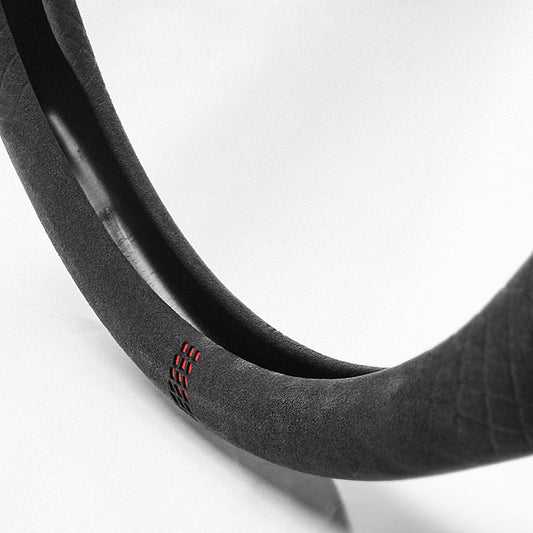 Alcantara アルカンターラ 人間工学デザイン スエード 絶妙な肌触り O/D型兼用 37~38CM 専用ハンドルカバー | iCarCompanion