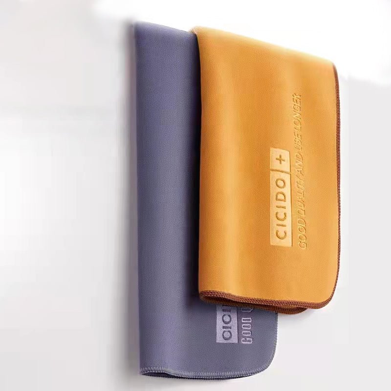 洗車用タオル マイクロファイバー 拭き取り 両面タイプ 吸水 速乾 2枚セット XS~ Lサイズ - iCarCompanion