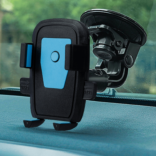 車載ホルダー スマホホルダー 重力感知　粘着ゲル吸盤 取り付け簡単 360度回転　 - iCarCompanion