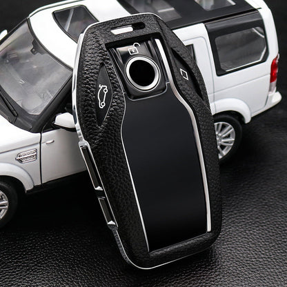 BMW専用キーケース 6/7シリーズ スマート液晶パネル 極上素材 オシャレ 全面保護  キーカバー