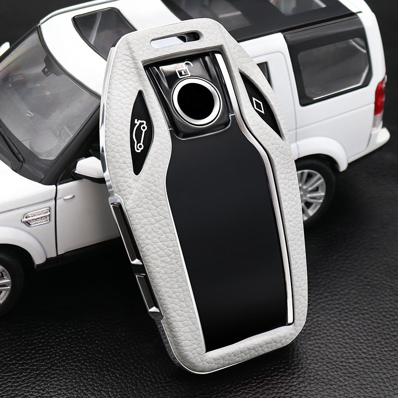 BMW専用キーケース 6/7シリーズ スマート液晶パネル 極上素材 オシャレ 全面保護 キーカバーの商品画像 9
