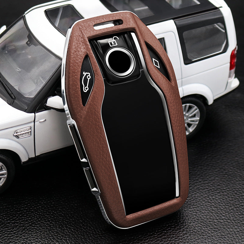 BMW専用キーケース 6/7シリーズ スマート液晶パネル 極上素材 オシャレ 全面保護 キーカバーの商品画像 10