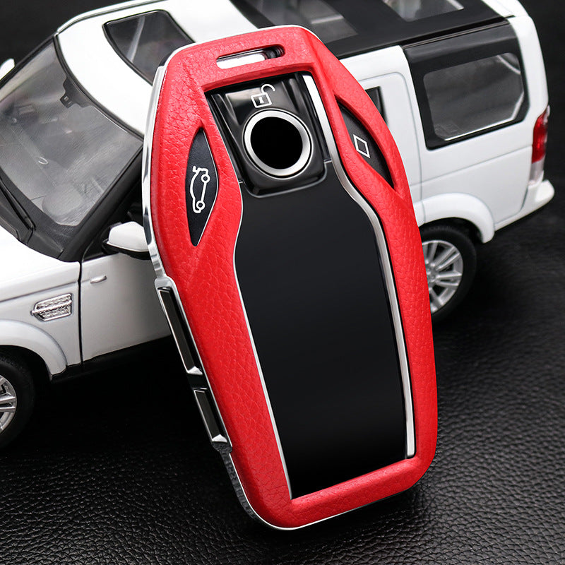 BMW専用キーケース 6/7シリーズ スマート液晶パネル 極上素材 オシャレ 全面保護 キーカバーの商品画像 11