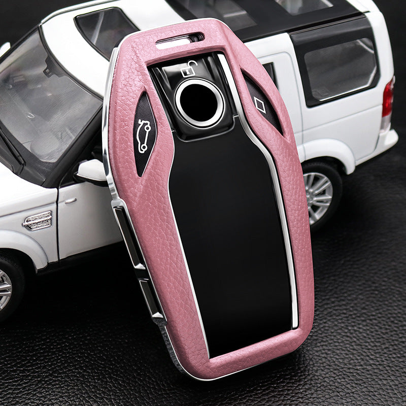 BMW専用キーケース 6/7シリーズ スマート液晶パネル 極上素材 オシャレ 全面保護 キーカバーの商品画像 12
