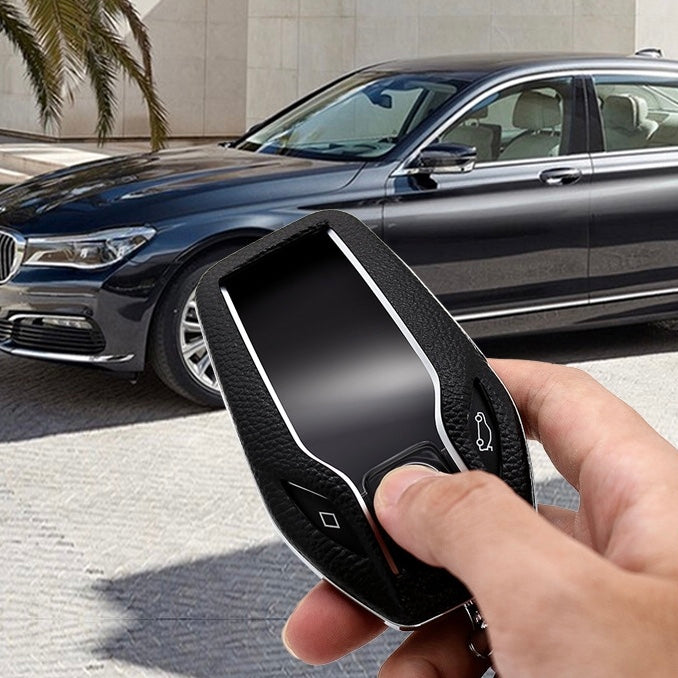 BMW専用キーケース 6/7シリーズ スマート液晶パネル 極上素材 オシャレ 全面保護 キーカバーの商品画像 2
