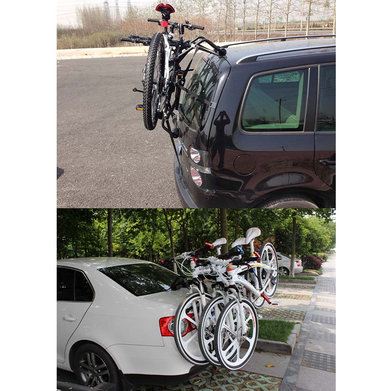サイクルキャリア リアドア用 全車種対応 取付簡単 リアマウント式 ヒッチ付き 自転車ラックの商品画像 3
