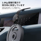 車載ワイヤレス充電器 LEDライト付き360度回転 安定性 粘着ゲル吸盤＆エアコン吹き出し口式兼用 片手操作 置くだけワイヤレス充電 スマホホルダー - iCarCompanion