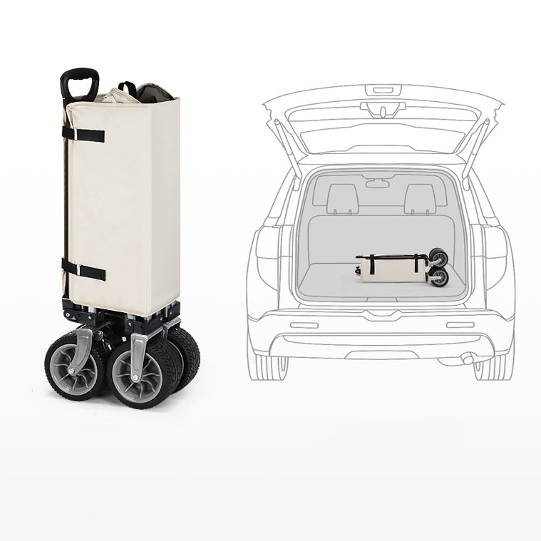 車 トランク収納 トロリー式 大容量 多機能 テーブル 夏ドライブ キャンプ ピクニック おしゃれ - iCarCompanion