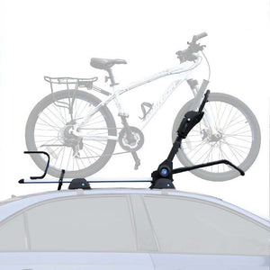 ルーフ自転車ラック 高級合金 四重固定 使いやすい ダブル盗難対策 サイクルキャリア - iCarCompanion
