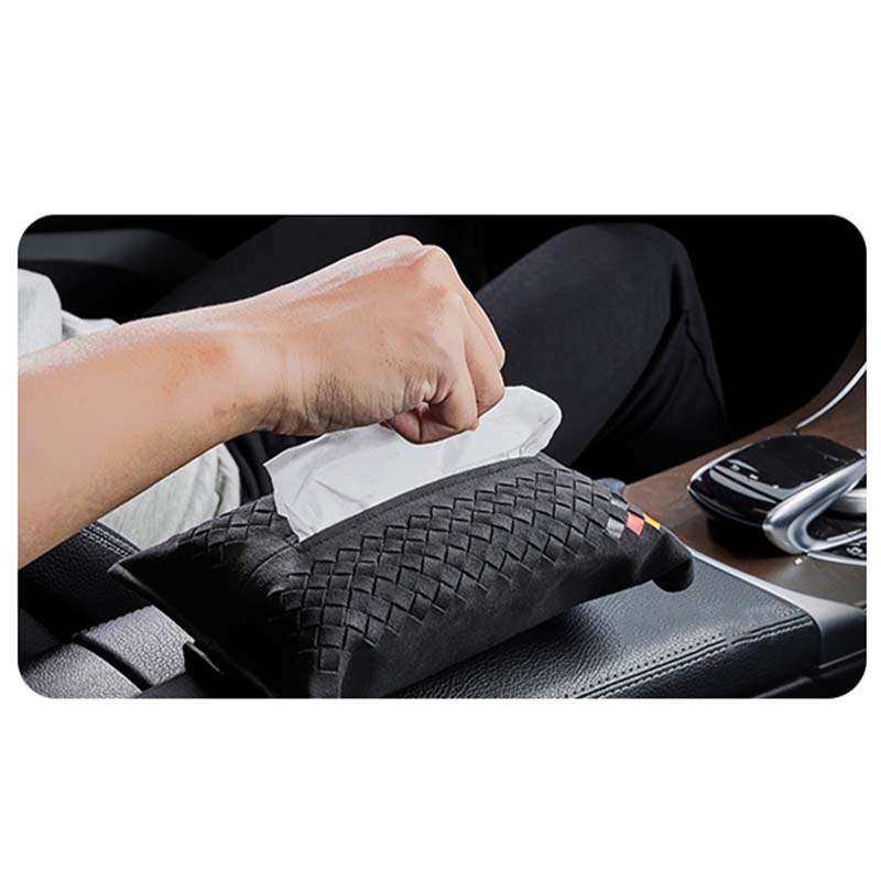 車用収納 豪華スエード おしゃれ エリート感 多色 サンバイザー シートバック 多用 - iCarCompanion