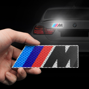 BMWM標準反射ステッカーBMWMotorsportカーステッカーリアテールロゴ修正サイド標準ステッカーの商品画像 1