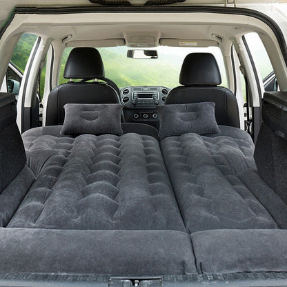 高級車中泊ベッド 枕付き 電動ポンプ付属  キャンプ用品  エアーベッド  普通車 SUV | iCarCompanion