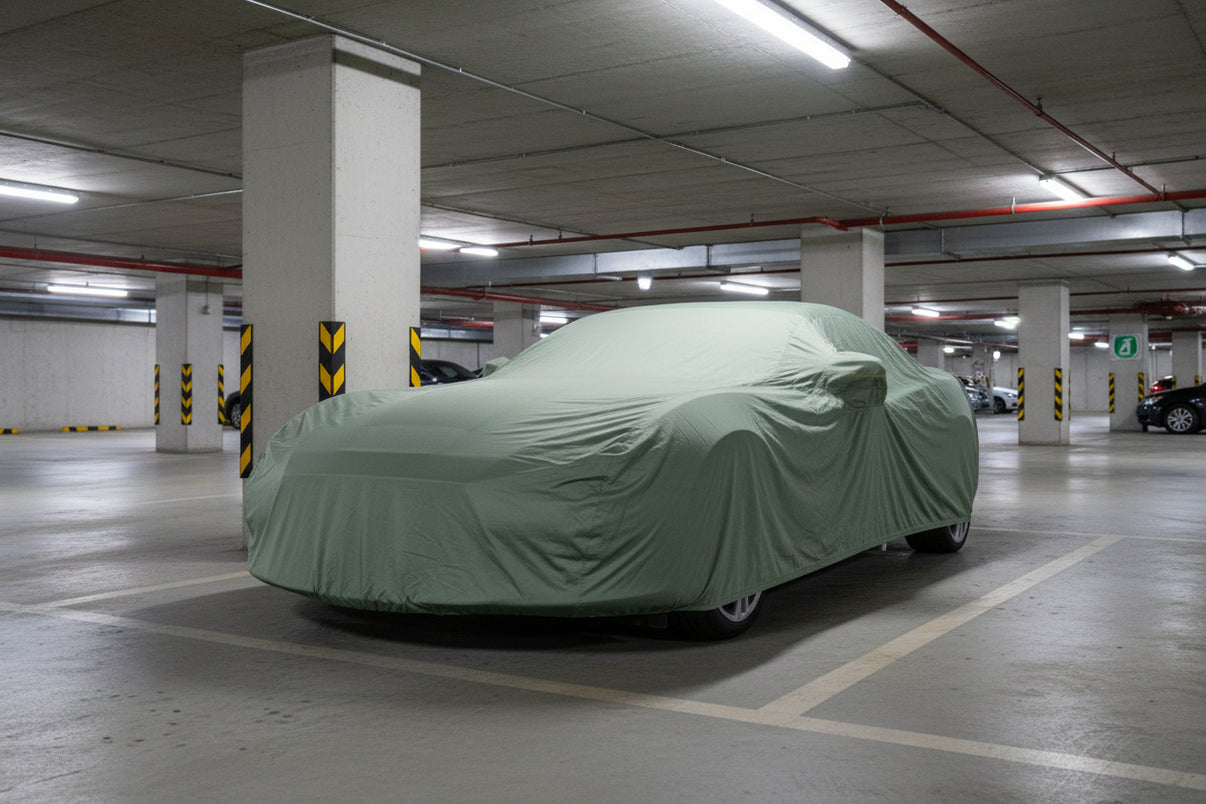 オーダーメイド 最高級生地  柔かい 裏起毛車カバー 専用カーカバー - 防水5層構造 | iCarCompanion