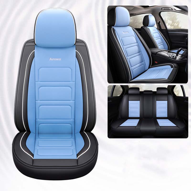 おしゃれ 汎用シートカバー クッション付き 6色レザー 防水防汚 耐久性 軽/普自動車 SUV 専用シートカバー - 防水5層構造 | iCarCompanion
