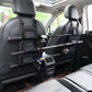 車用収納 釣り竿ラック 多機能 しっかり シートバック用 マジックテープ固定 釣り道具収納 - iCarCompanion