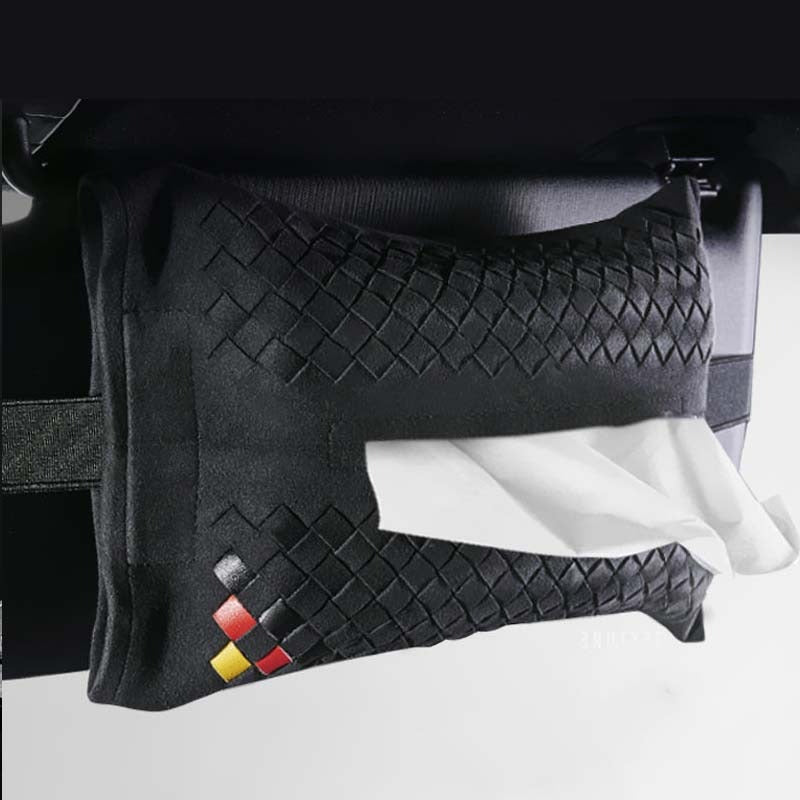 車用収納 豪華スエード おしゃれ エリート感 多色 サンバイザー シートバック 多用 - iCarCompanion