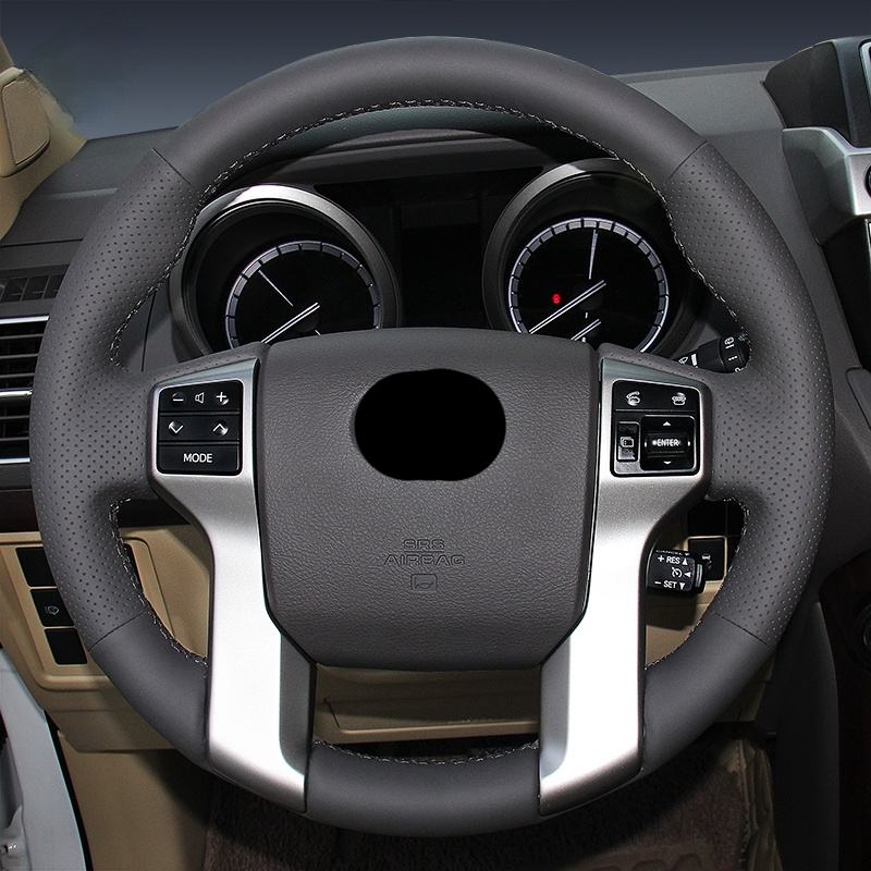 TOYOTA トヨタ 高級本革 編み込み式 ハンドルカバー フィット感抜群 四季汎用 滑り止め 専用ハンドルカバー | iCarCompanion