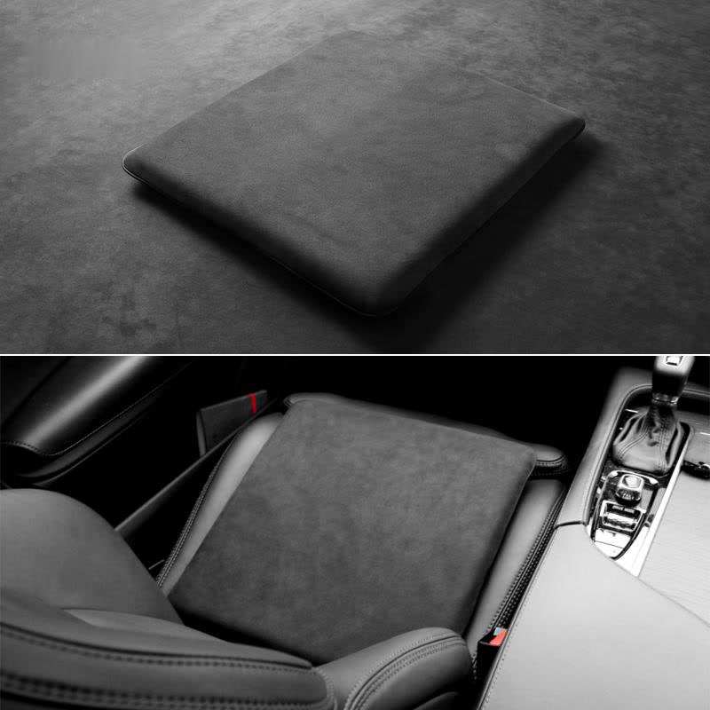 イタリア輸入 アルカンターラ シートクッション 車 座布団 記憶フォーム 通気性抜群 専用シートクッション | iCarCompanion