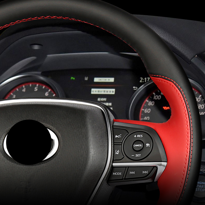 TOYOTA トヨタ 本革 編み込み式 ハンドルカバー フィット感抜群 手触れよし 専用ハンドルカバー | iCarCompanion