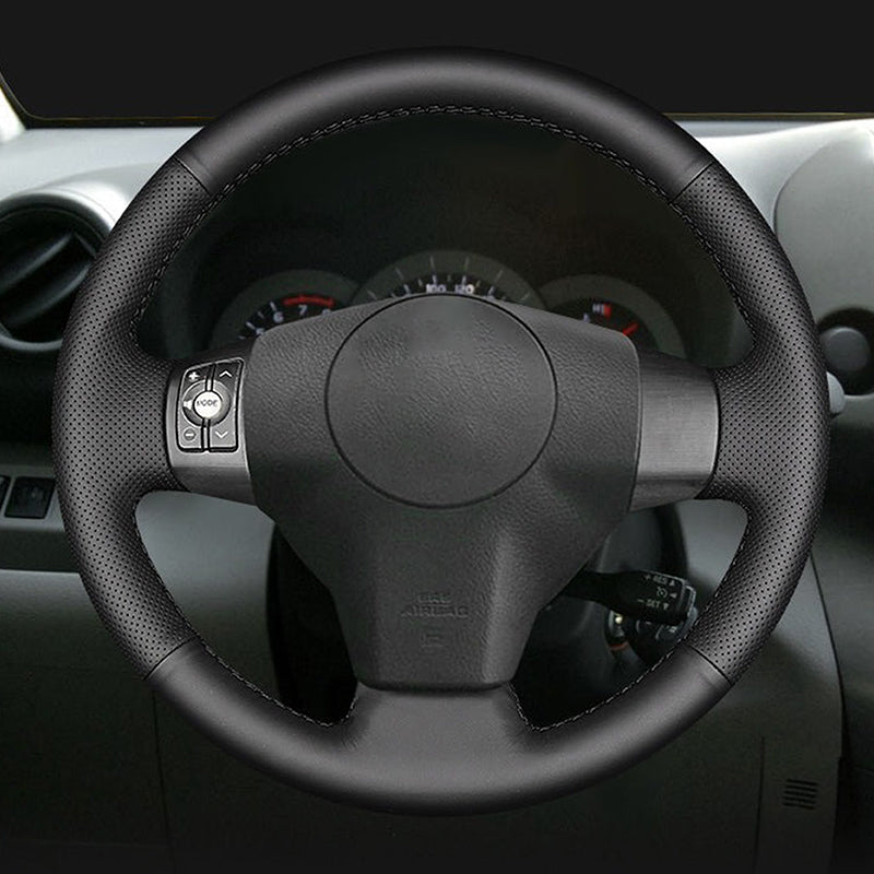 TOYOTA トヨタ RAV４ハンドルカバー  牛革 編み込み式 グリップ感抜群 柔らかい 専用ハンドルカバー | iCarCompanion