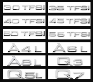 アウディ用 エンブレムステッカー リア・サイド用の商品画像 1