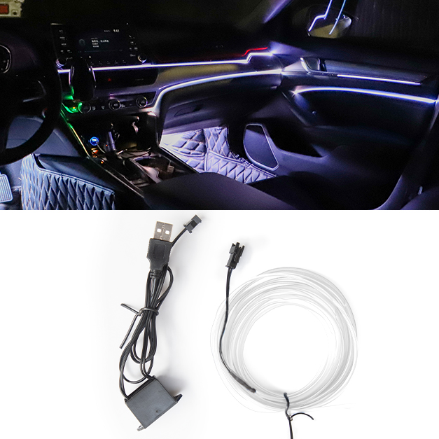 ledテープ 車雰囲気ライト led テープライト フットランプ 車内装飾 USB 3メートル