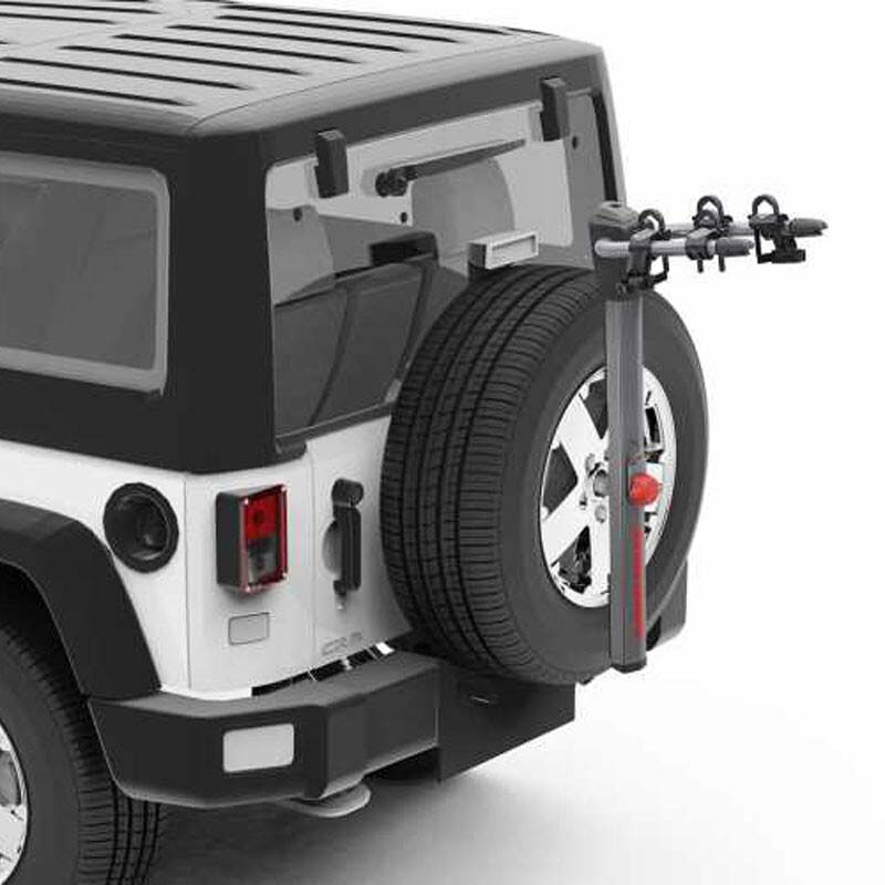 Yakimaヤキマ正規品 自転車ラック スペアタイヤ式 汎用 安定 取付簡単 ヒッチ付き サイクルキャリアの商品画像 3
