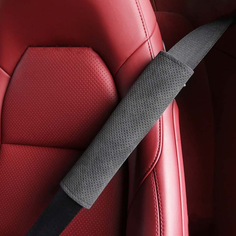 通気シートベルトカバー   シンブル 滑り止め 保護  肩当てパッド 圧迫感軽減 | iCarCompanion