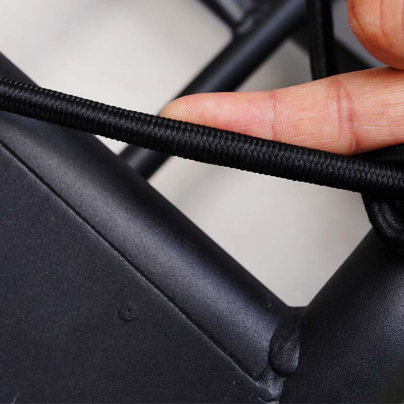 ルーフラック固定ロープ 高弾力 荷物ネット 頑丈 滑り止め ストラップ付き ベースキャリア - iCarCompanion