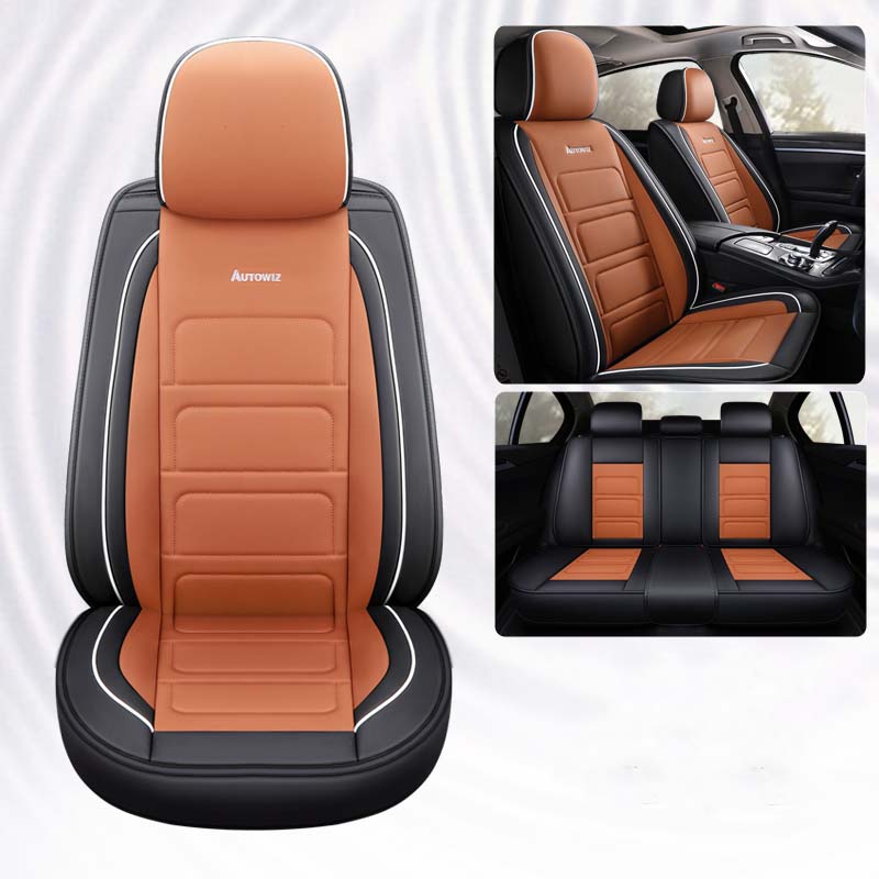 おしゃれ 汎用シートカバー クッション付き 6色レザー 防水防汚 耐久性 軽/普自動車 SUV 専用シートカバー - 防水5層構造 | iCarCompanion
