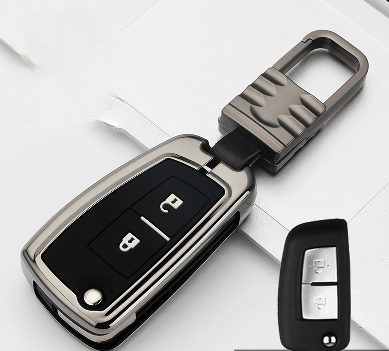 日産NISSAN インテリジェントキーケース キーカバー 高級品 軽量 3/4/5ボタン - iCarCompanion