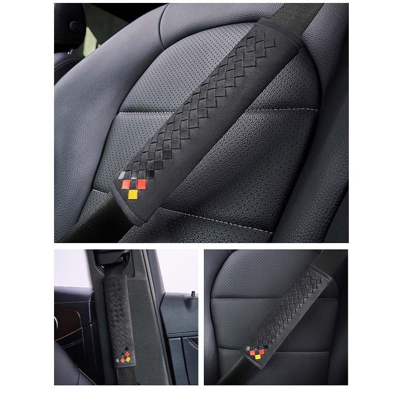 シートベルトカバー  車用品  おしゃれ 柔らかい 快適 保護  肩当てパッド 圧迫感軽減