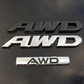 スバル AWD V6 ロゴ ボディ エンブレム