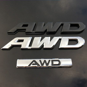 スバル AWD V6 ロゴ ボディ エンブレムの商品画像 1