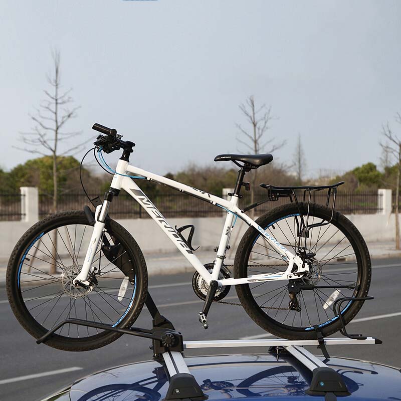 ルーフ自転車ラック 高級合金 四重固定 使いやすい ダブル盗難対策 サイクルキャリア - iCarCompanion