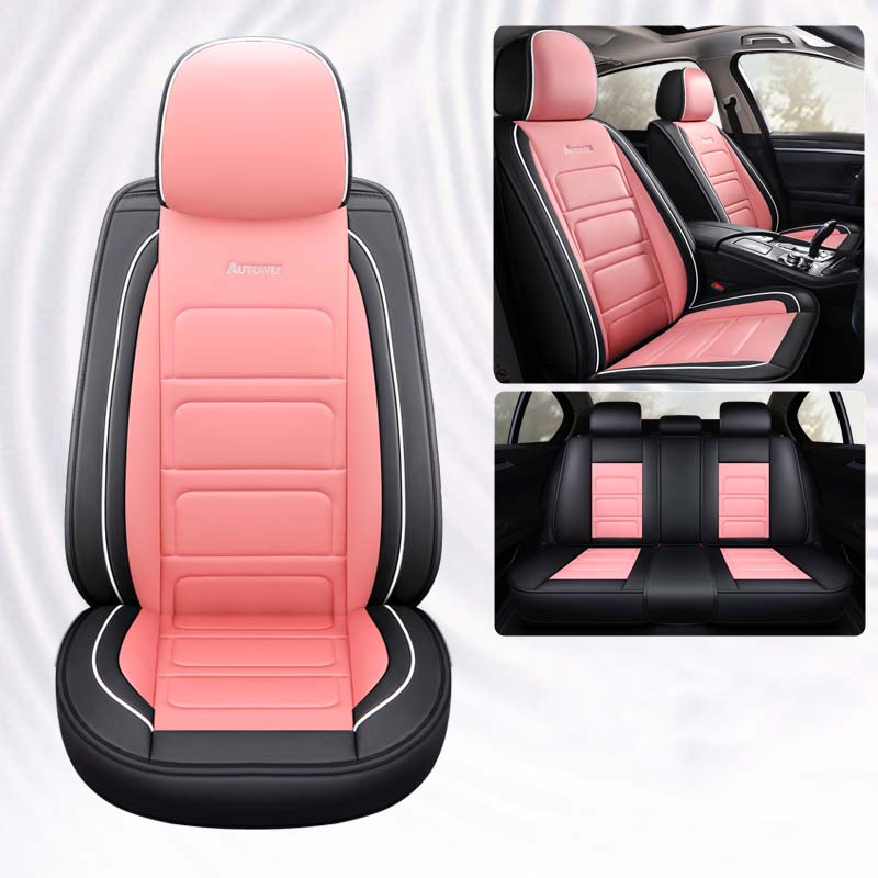 おしゃれ 汎用シートカバー クッション付き 6色レザー 防水防汚 耐久性 軽/普自動車 SUV 専用シートカバー - 防水5層構造 | iCarCompanion