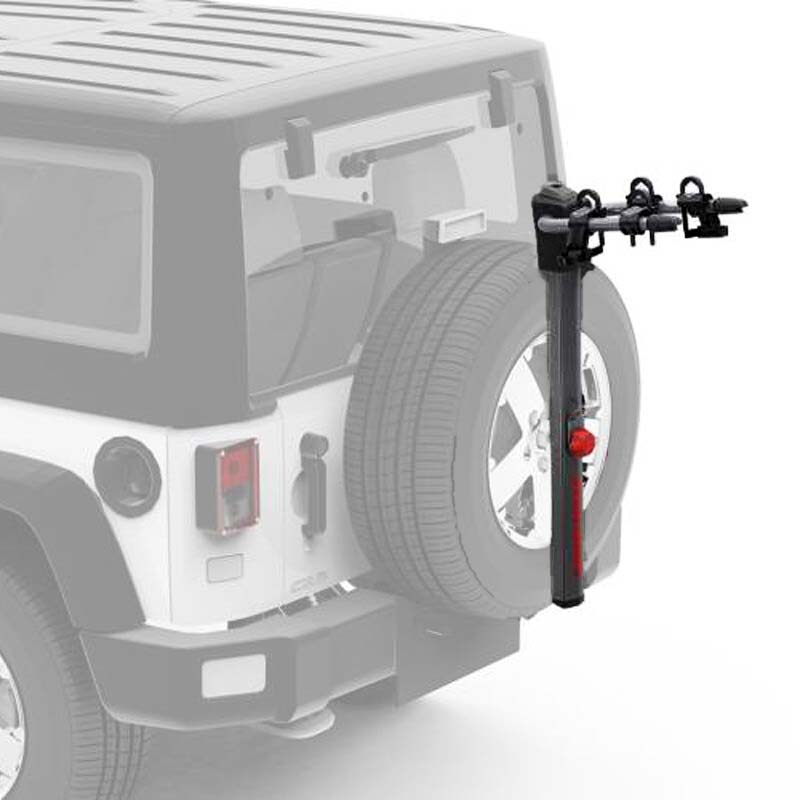 Yakimaヤキマ正規品 自転車ラック スペアタイヤ式 汎用 安定 取付簡単 ヒッチ付き サイクルキャリアの商品画像 1