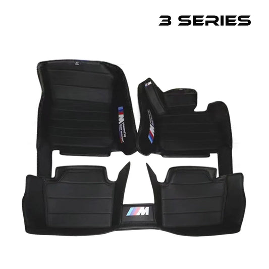 BMW 3シリーズ 純正設計 フィット感抜群 社外品  高級フロアマット 左右ハンドル 張替え 専用フロアマット | iCarCompanion
