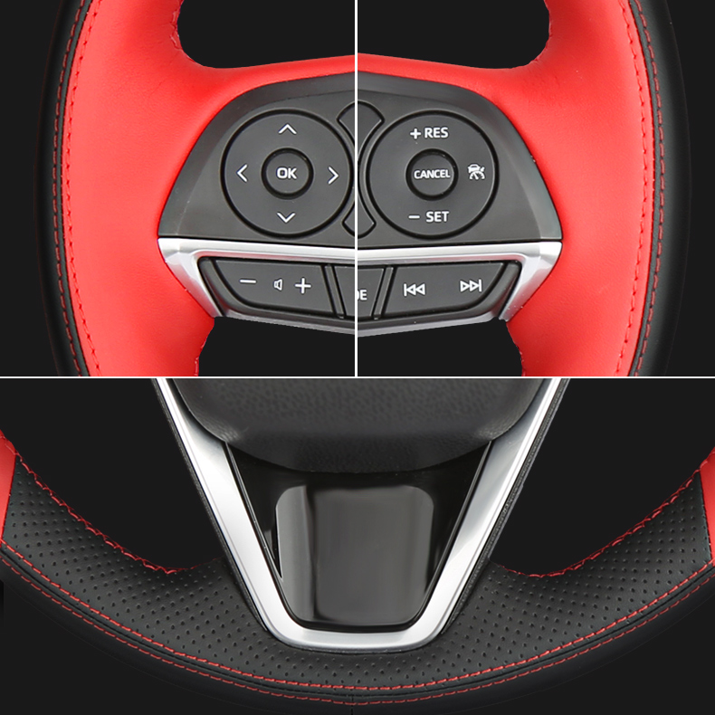 TOYOTA トヨタ 本革 編み込み式 ハンドルカバー フィット感抜群 手触れよし 専用ハンドルカバー | iCarCompanion