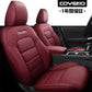 日産 シルフィ専用 防水レザー 高級シートカバー おしゃれ カスタムロゴ 4色 全席セット - iCarCompanion