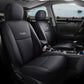 日産 ティーダ専用 耐久性 高級シートカバー4色 防水 おしゃれ カスタムロゴ 全席セット - iCarCompanion