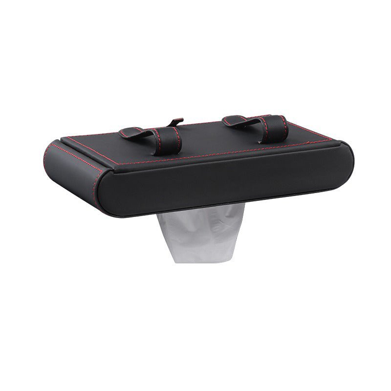 車用 ティッシュケース カバー カー 用品 アクセサリー PUレザー 革 箱 ティッシュ 取り付け簡単 車用品 家庭用便利グッズ 吊り下げ式 置き式 - iCarCompanion