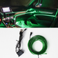 ledテープ 車雰囲気ライト led テープライト フットランプ 車内装飾 USB 3メートル