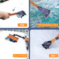 スノーブラシ 車 除雪ブラシ 雪かき 多機能 車用スノーブラシ アイススクレーパー 伸縮式アルミハンドル 除霜作業 車用 霜取り 雪対策