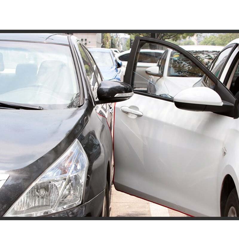 車用ドアモール U字型 愛車保護 取り付け簡単 キズ防止 騒音低減 5m バンパーストリップ - iCarCompanion