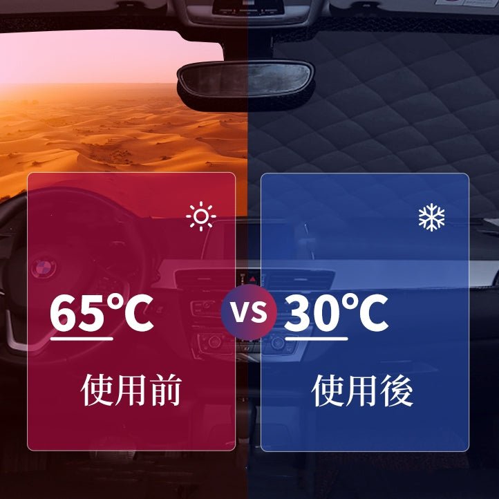 車用サンシェード 日よけ フロントガラスカバー 防水防塵 遮光断熱 折畳 収納簡単 降雨雪対策 専用サンシェード | iCarCompanion